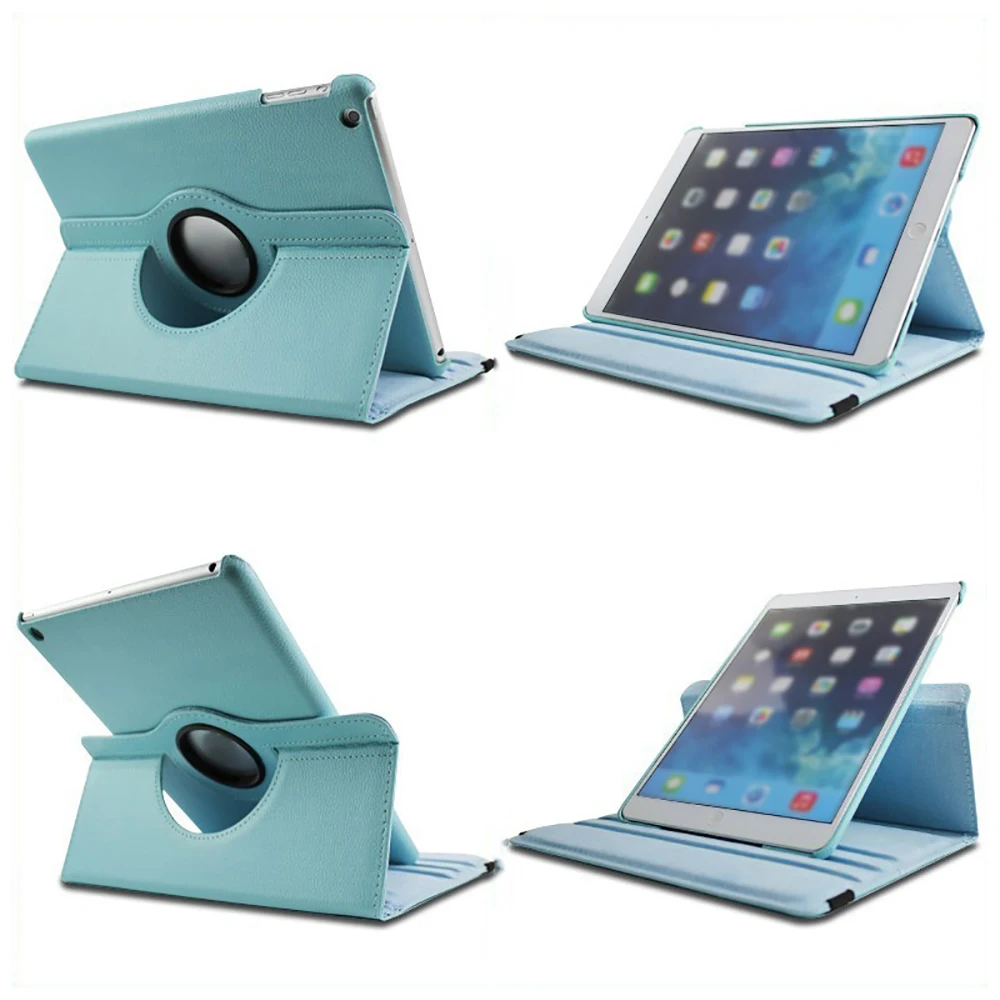 Чехлы для планшетов для iPad Air2, чехол с вращением на 360, PU кожаный чехол для iPad Air 2, умный чехол, флип-чехол с подставкой, функция A1566 A1567