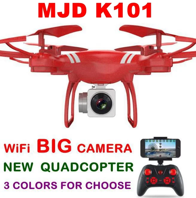 MJD завод ky101 RC Квадрокоптер вертолет селфи Дрон с широкоугольным 1080 P Wifi HD камера