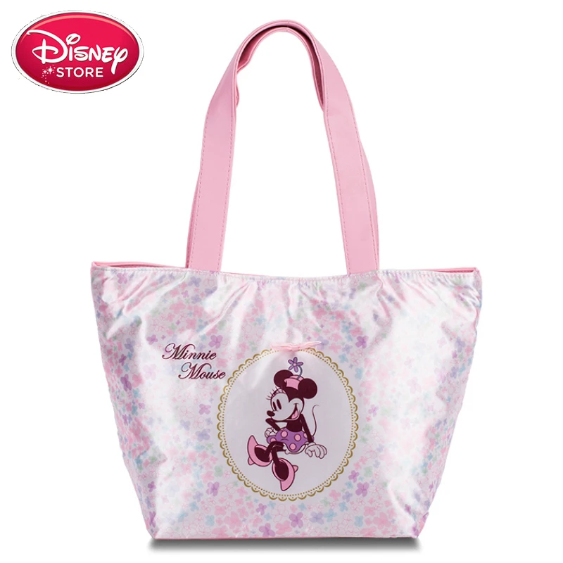 minnie disney сумки модные женские сумки Микки Минни сумка для покупок на открытом воздухе большой емкости Мягкий подгузник большая сумка для покупок - Цвет: minnie