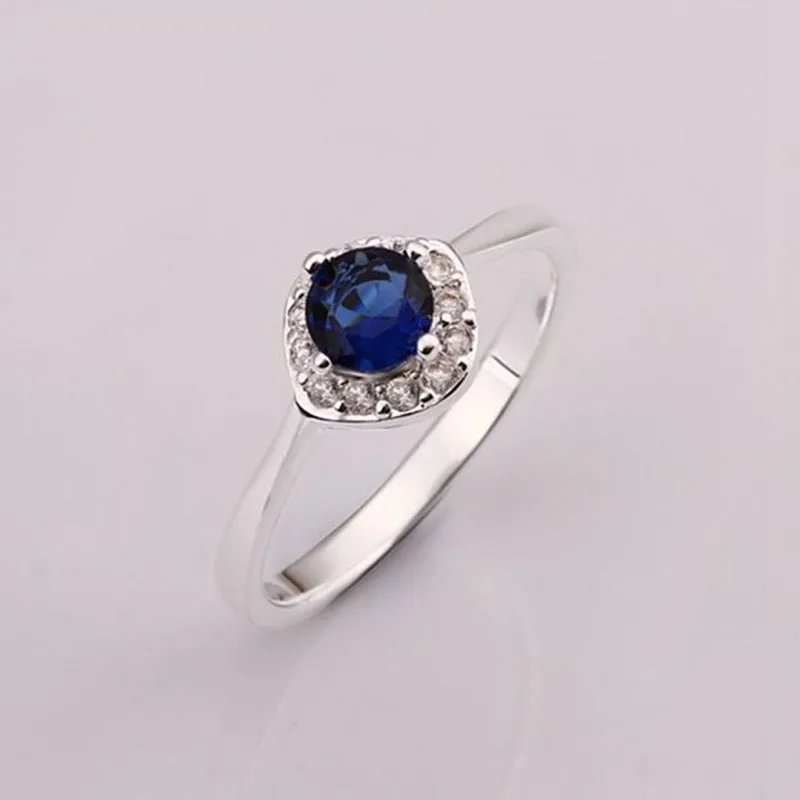 Посеребренная кольцо стерлингового серебра--Jewelry Кольцо заводские цены моды