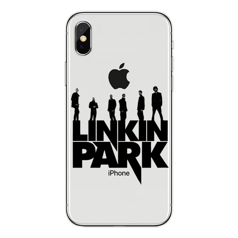 TPU Чехол для iphone 5 4 6 7 8 Plus X Ultra Fino Linkin Park Честера БЕННИНГТОНА Мягкий ТПУ чехол для телефона - Цвет: TPU