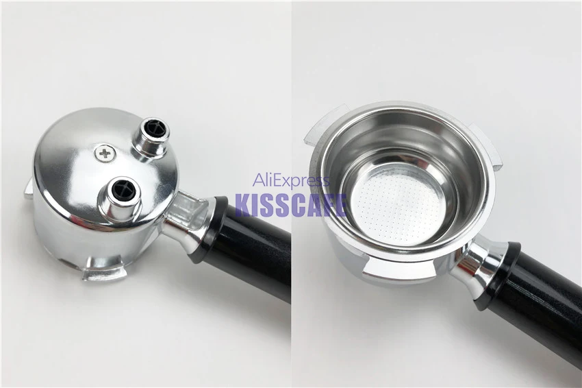 Эспрессо машина портафильтр для DeLonghi EC680 EC685 нержавеющая сталь кофе машина бездонный фильтр Держатель Бариста инструмент
