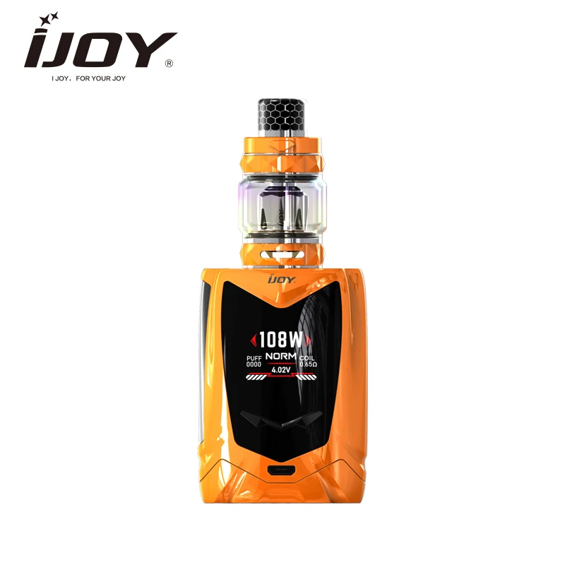 Оригинальный IJOY Мститель детский голосовой контроль TC 108 W комплект с Алмазный