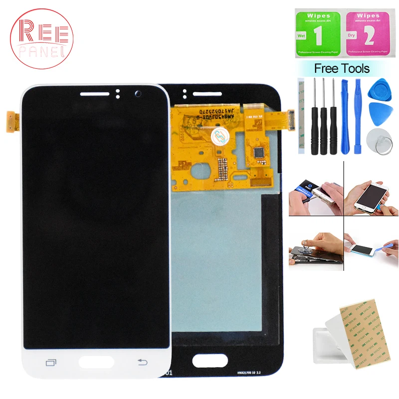 Регулировка яркости ЖК экран для Samsung Galaxy J1 2016 J120 J120F SM дисплей кодирующий