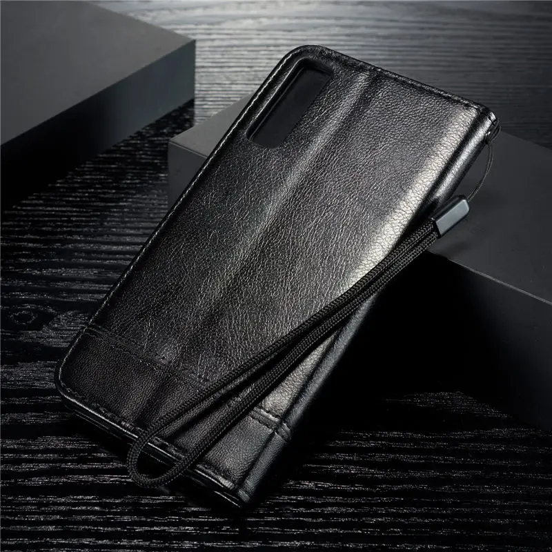 Магнитный кожаный чехол книжка для Samsung Galaxy S6 S7 Edge S8 S9 S10 Plus S10e Note 9 8 5 A7 2018