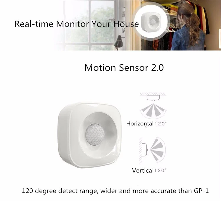 DZX Wifi PIR Motion Sensor Smart life Support IFTTT Android IOS Phone APP control Infrared Wireless Alarm | Безопасность и защита