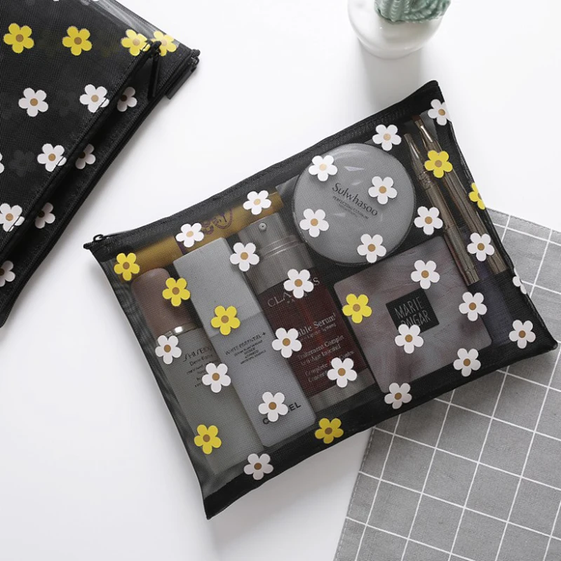 3 шт. женская косметичка модный органайзер для макияжа на молнии Сумка Для