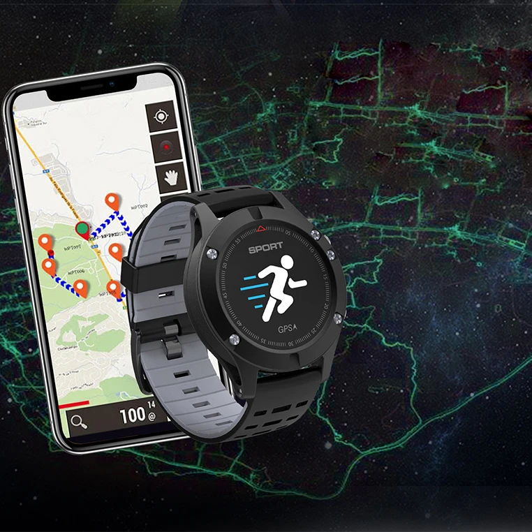 Время владельца F5 Смарт часы Встроенный gps сенсор мультиспорт режимы фитнес