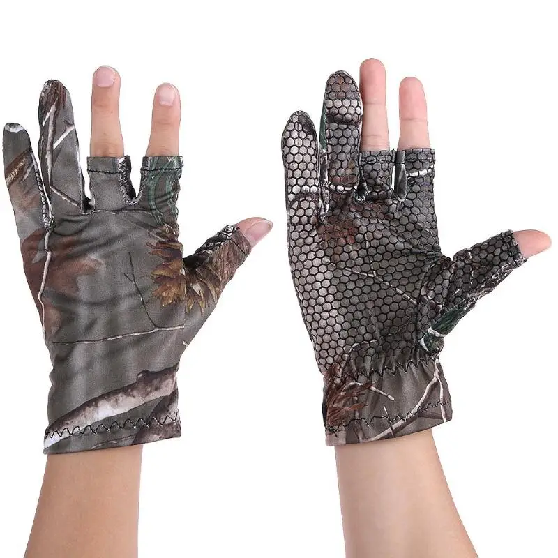 Fishing Glove Winter Unisex Half Finger Anti Slip Gel Sport Gloves Outdoor Fishing Full/2 Fishing Accessories 205 x 90mm