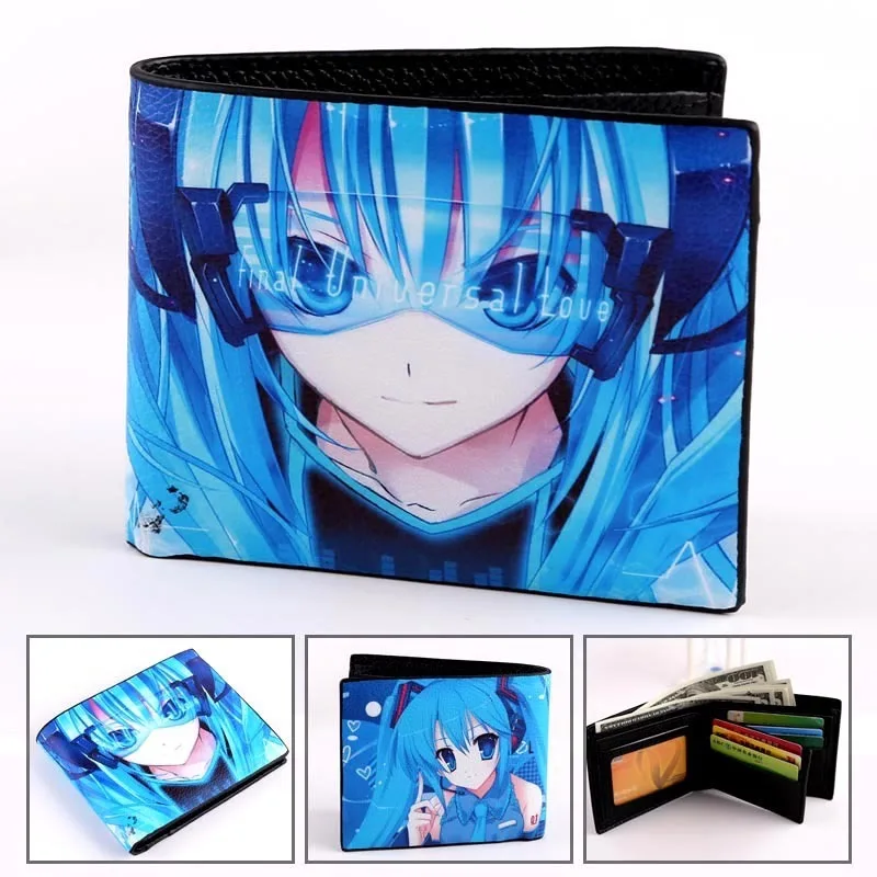 Комикс аниме Miku / Himouto/Touhou Project /Yatogami Tohka Lovelive kotory Minami кошелек пу короткий