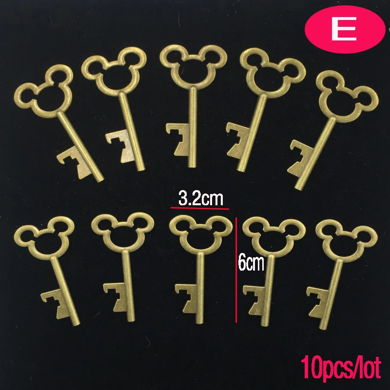E-10pcs 10 шт./лот Свадебные сувениры бутылка в форме черепа открывалка бирки свадебные сувениры и подарок для гостей вечерние сувениры праздничные вечерние принадлежности - Цвет: E-10pcs