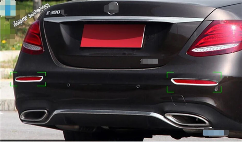 Хромированные задние противотуманные фары Lapetus Накладка для фар Mercedes Benz E Class W213