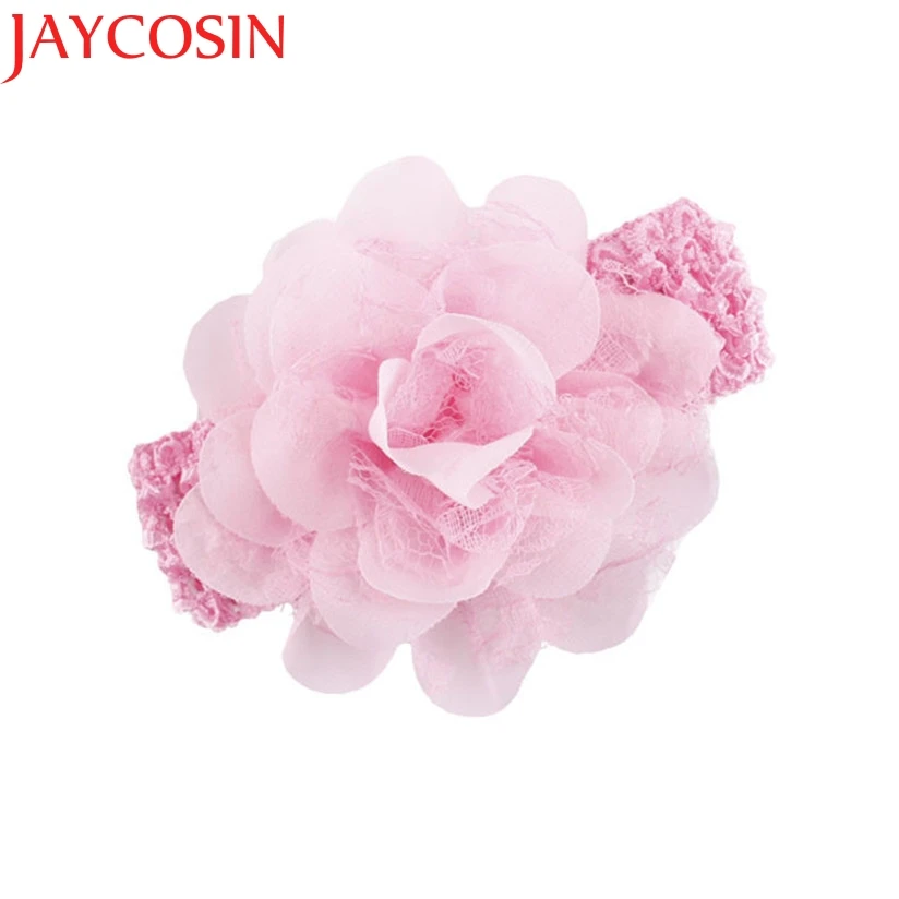JAYCOSIN шифоновые разноцветные эластичные повязки на голову с цветами аксессуары