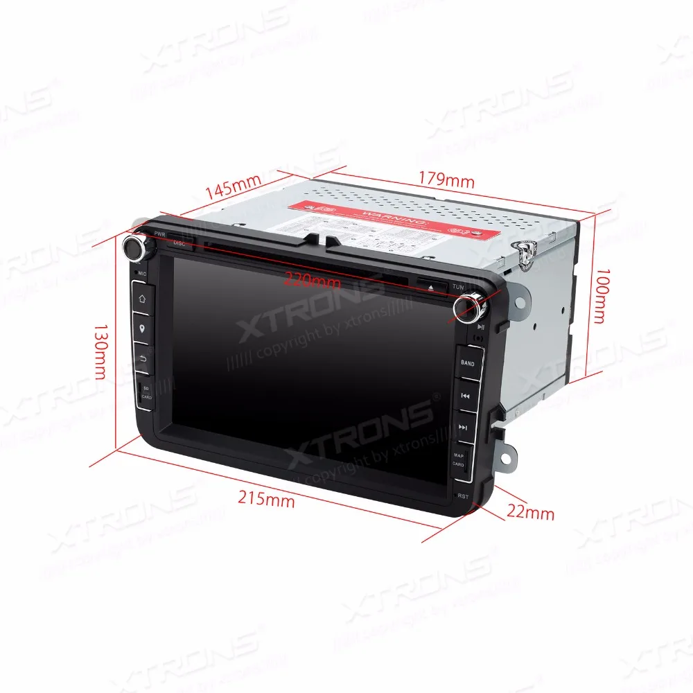 Автомобильный DVD плеер XTRONS 8 дюймов 2 din радио DAB + Canbus GPS навигация для Volkswagen Amarok Beetle