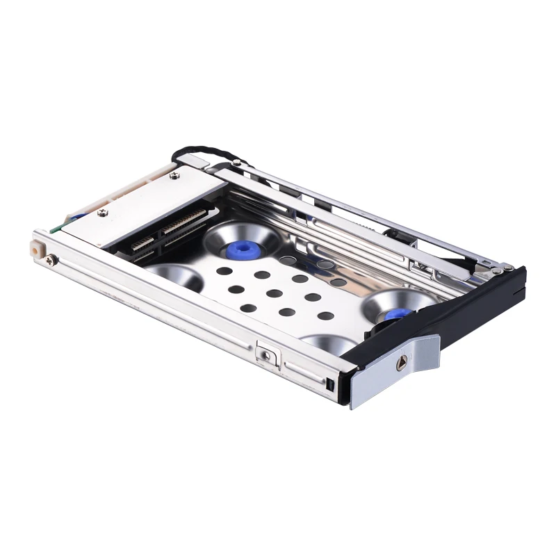 Одиночный отсек 2,5 дюйма SATA Внутренний антивибрационный HDD/SSD мобильный стеллаж с горячей заменой trayless caddy для DVR/NVR