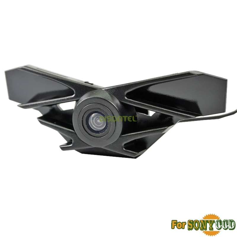 wire sony ccd Disontel Автомобильная Передняя камера с логотипом для 15/16 Lexus NX Sports Edition, фронтальная CCD/SONYccd камера с широким углом ночного видения, водонепроницаемая - Название цвета: wire sony ccd