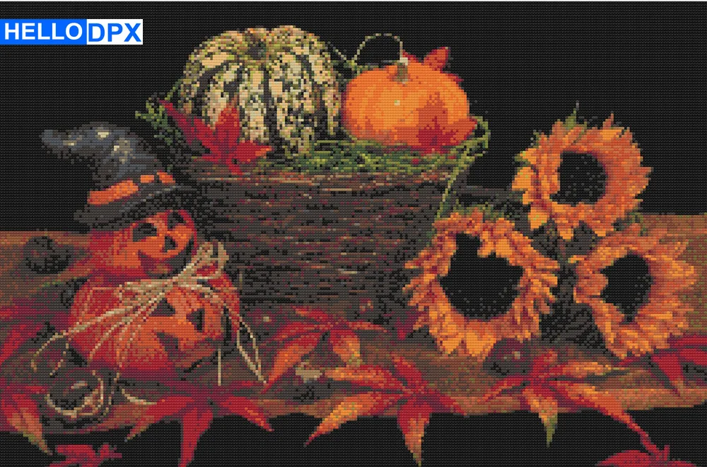 Hellodpx 5d алмазная живопись новые поступления вышивка распродажа картины тыквы