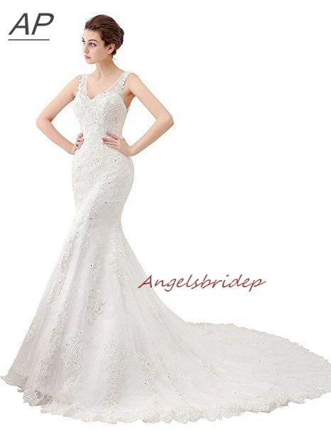 ANGELSBRIDEP Свадебные платья Русалочки 2021 свадебное платье Vestido De Noiva сексуальное