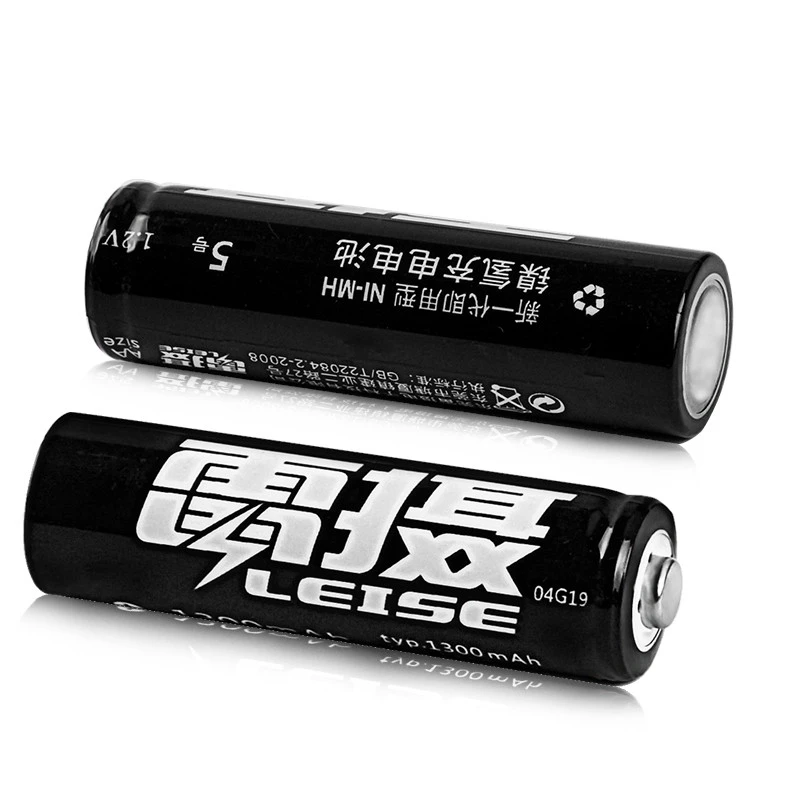 Leise AA 1300mAh аккумуляторная батарея 4 шт. 1 2 V nimh батареи с чехлом для микрофона