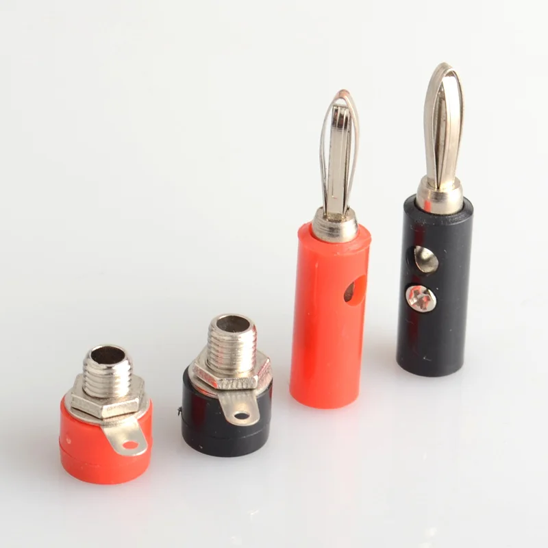 4 мм разъем типа банан + коннекторы для розеток|Соединители| |