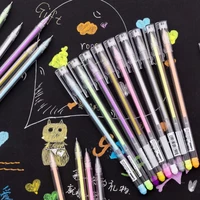 9pcspack kawaii candy color multicolor oil graffiti painting pen drawing gel pens escolar school stationery papelaria