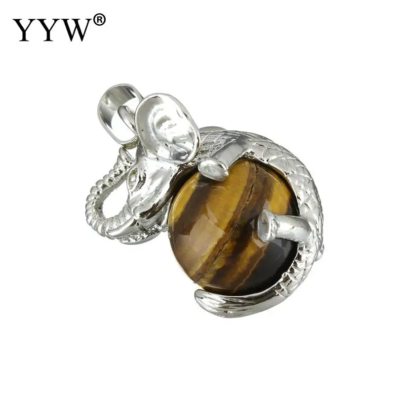 YYW подвески из натуральных драгоценных камней в стиле панк женские и мужские