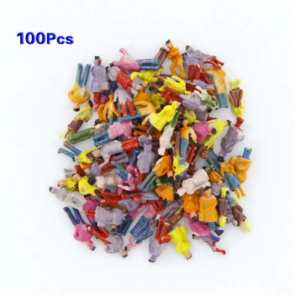 

MACH New 100pcs Painted Model Train People Figures Scale N (1 to 150)