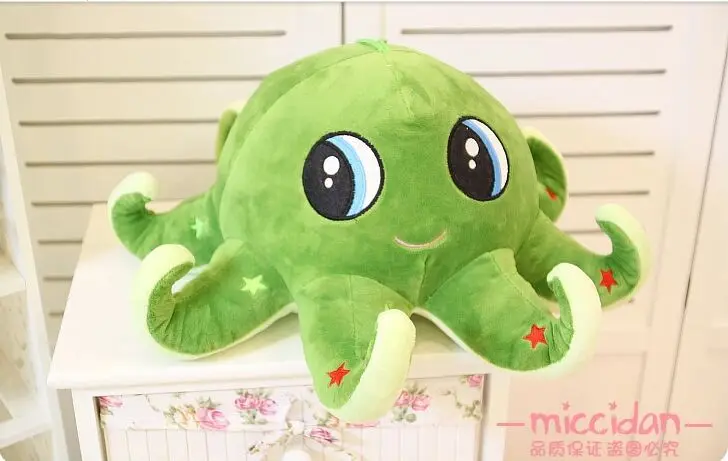 Милый маленький Новая креативная игрушка-осьминог плюшевые Зеленый Кукла
