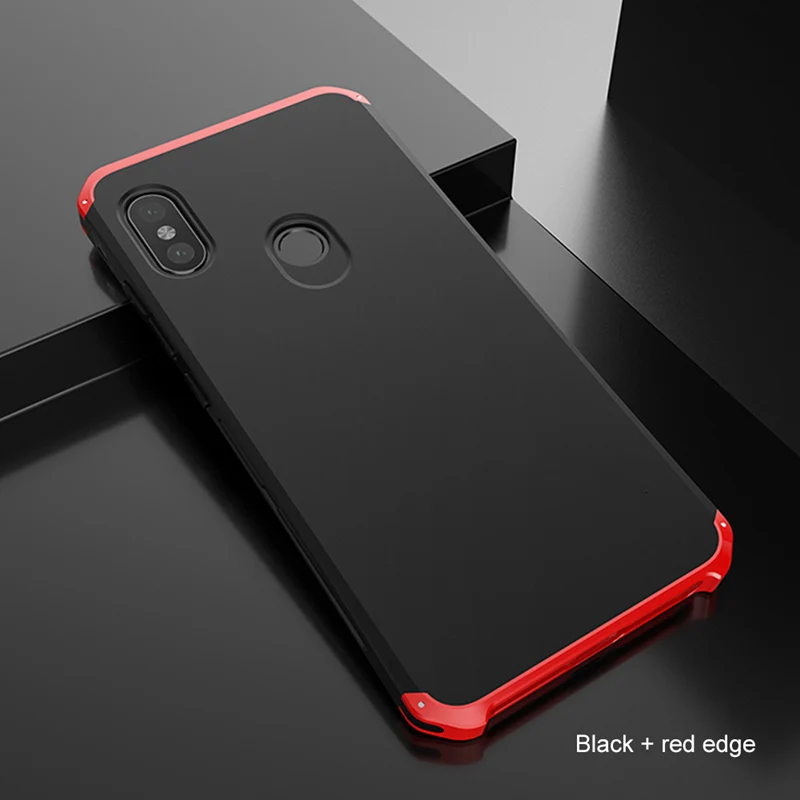 Металлический чехол для Xiaomi redmi note 5 ударопрочный армированный жесткий из