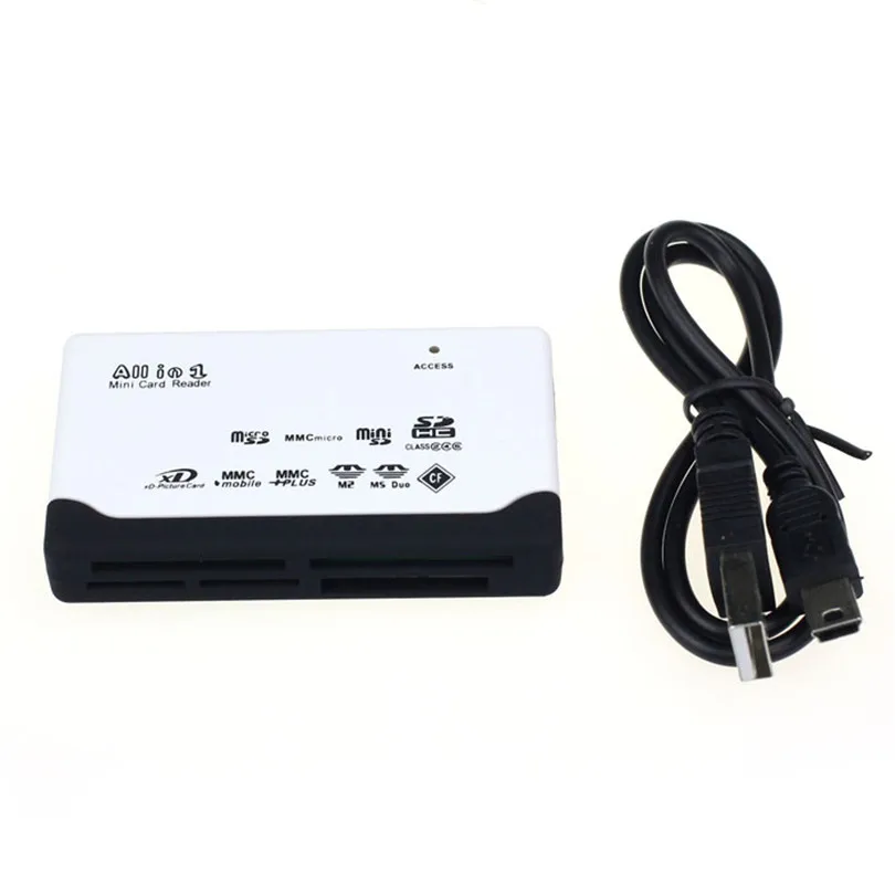 Надежный кард ридер USB 2 0 для SD XD MMC MS CF SDHC TF Micro M2 адаптер Поддержка SD/Mini SD/XD/CF/T Flash/SDHC