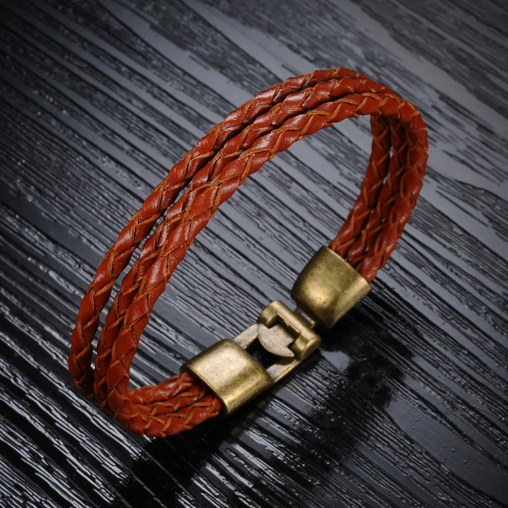 Подвески arреального стиля браслеты для женщин и мужчин винтажные бронзовые с