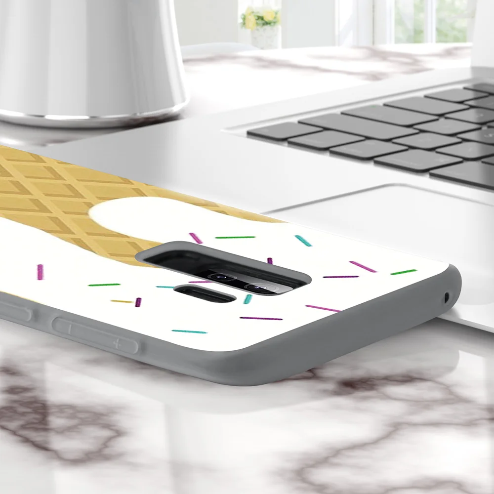 CASEIER мороженое чехол для Samsung S10 S10E S8 S9 плюс матовый мобильного телефона Galaxy A7 2018 Note