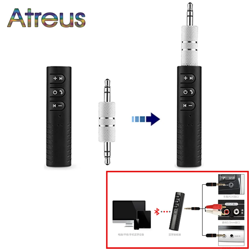 Аудиоприемник для Ford Focus 2 mk2 mk3 Fiesta Mondeo mk4 Ranger Fusion Mazda 6 3 CX5 разъем 5 мм Bluetooth Aux