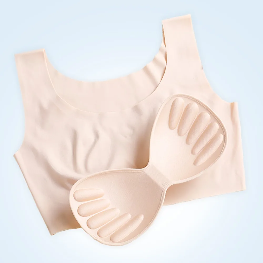 Yoga Sports Bras Sleeping Underwear Seamless Daily Running Bra Comfort Breathable Racerback | Спорт и развлечения