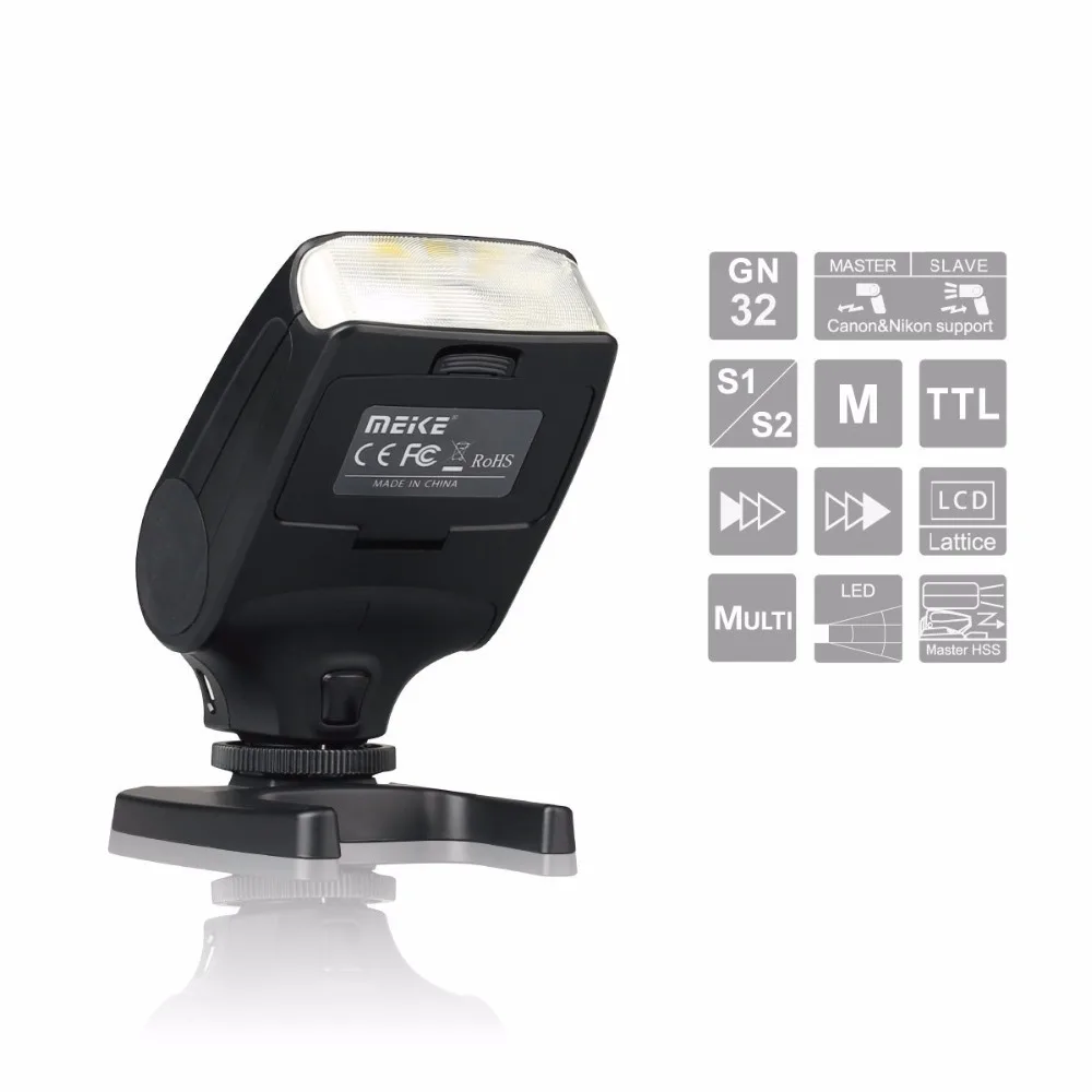 Мини вспышка MEKE для Panasonic Lumix DMC GF7 GM5 GH4 GM1 GX7 G6 GF6 GH3 G5 GX1 GF3 G3|flash speedlite|flash ttlttl flash |