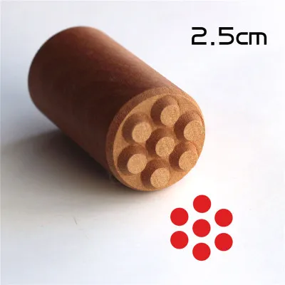 diameter 25mm 1 шт. груша дерево печать деревянный лунный торт форма для выпечки - Цвет: diameter 25mm