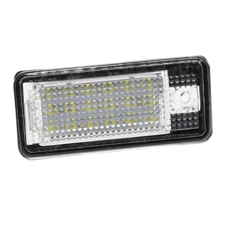 KEYECU 2PCS 18-SMD 6000K No Error LED Number License Plate Light for Audi A3 S3 A4 S4 A6 S6 A8 S8 Q7 | Автомобили и мотоциклы