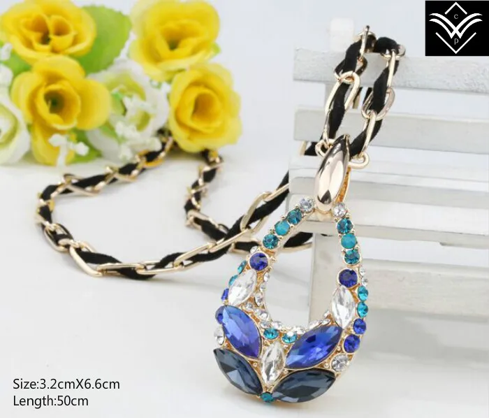 Модное женское ожерелье с подвеской в европейском и американском стиле |