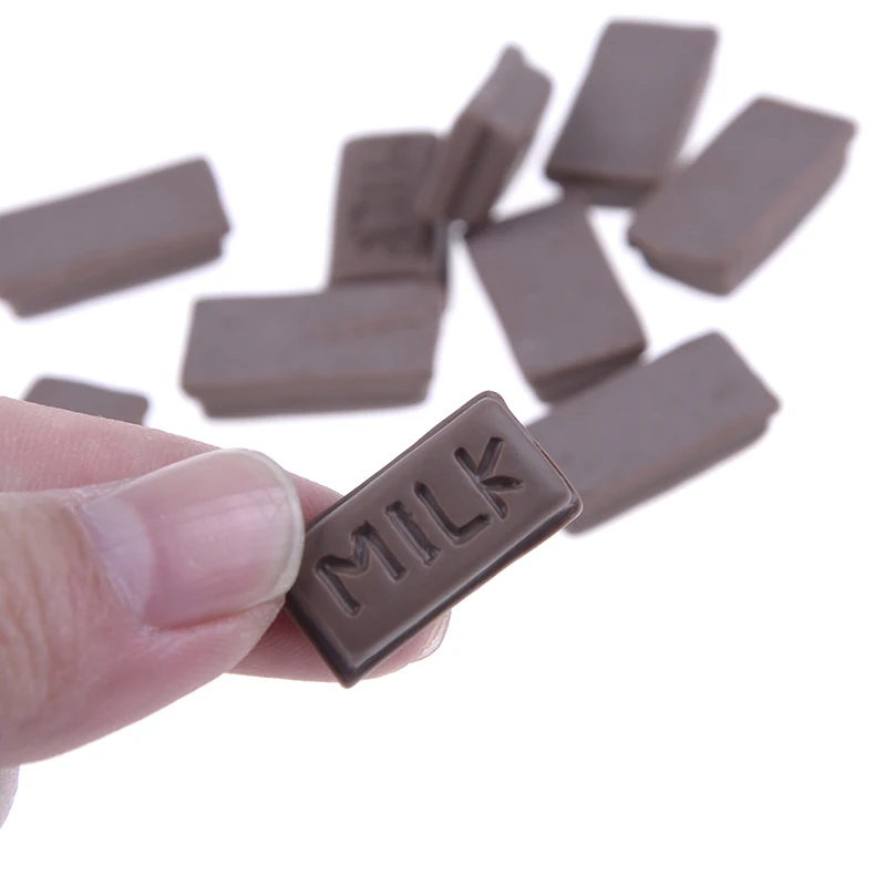 10 шт./лот молочный шоколад Детский пластилин полимерная слизистая коробка