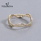 Геометрические кольца Todorova, обручальные кольца с Кольца для мужчин и женщин РНК для биологии и химическая молекула