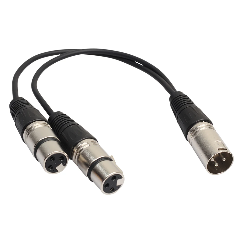0 34 м/1.1FT XLR 3-контактный штекер на 2 гнездовой разъем Удлинительный кабель для