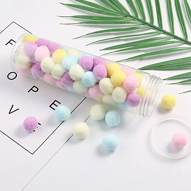 20mm GT Mix Cream Оригинальная упаковка, помпон, ручная работа, смешанные цвета макаруна, помпоны, сделай сам, мягкие меховые шарики, пушистые плюшевые помпоны, Свадебный декор, шитье, искусство - Цвет: 20mm GT Mix Cream