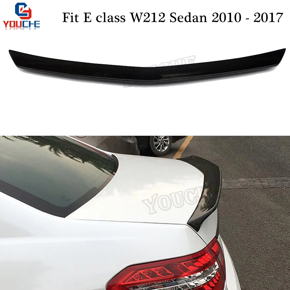 Задний спойлер W212 крыло багажника углеродное волокно для Mercedes E класс 4 седан E250