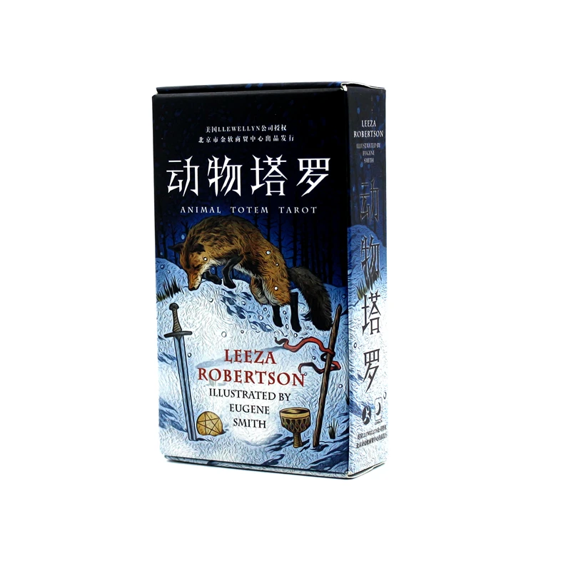 Новый дизайн привлекательные карты животных Тотем настольная игра Карты Таро 78