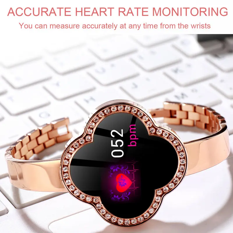 Женские умные часы S6, умный Браслет, Reloj, кровяное давление, пульсометр, фитнес-трекер, спортивный браслет для Android, iOS, леди