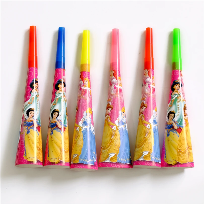 6 шт./лот рог труба чехлы накладки &quotПринцесса&quot &quotБелоснежка&quot &quotBell Дети День