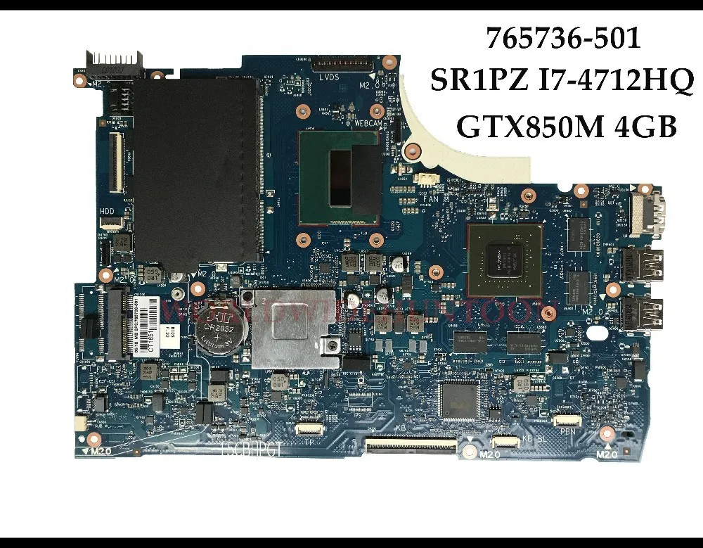 Высокое качество 765736 501 для HP Envy 15 Q материнская плата ноутбука SR1PZ I7 4712HQ DDR3 N15P GT A2