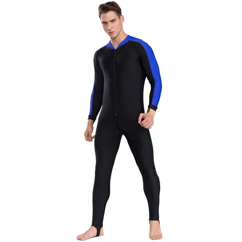 

SBART UPF 50+ Lycra Diving Wetsuit anti UV one piece rash guard long sleeve swimwear surf Suit Men Women Sun Protect