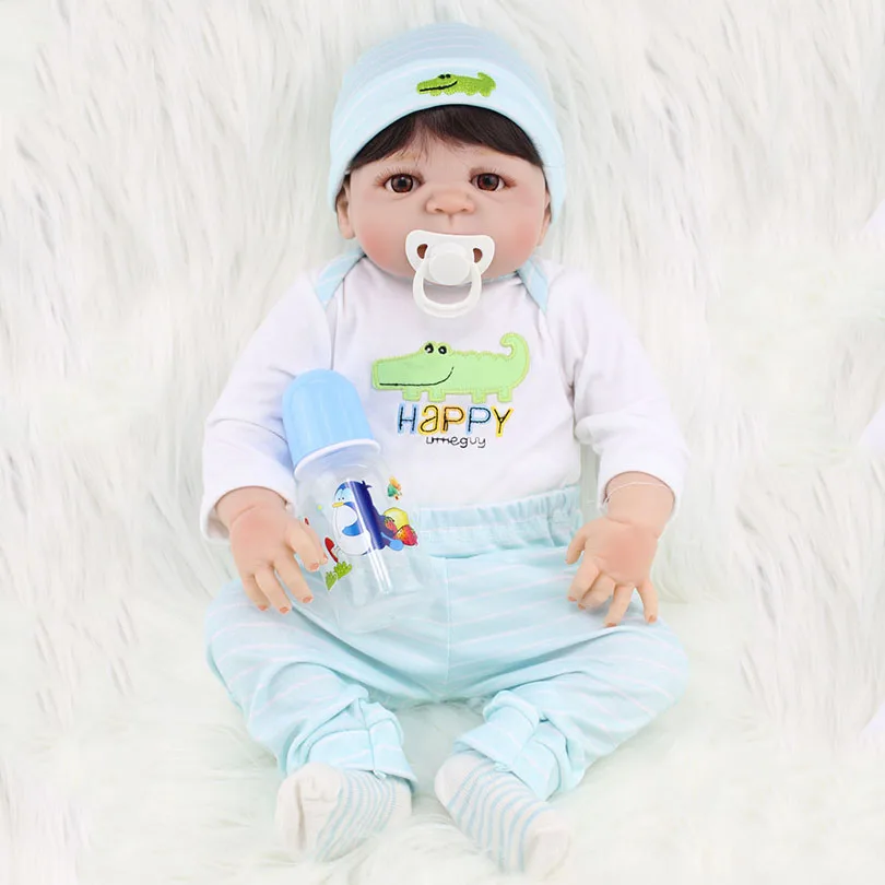 55 см силиконовые куклы для всего тела Реалистичная коллекция реалистичные