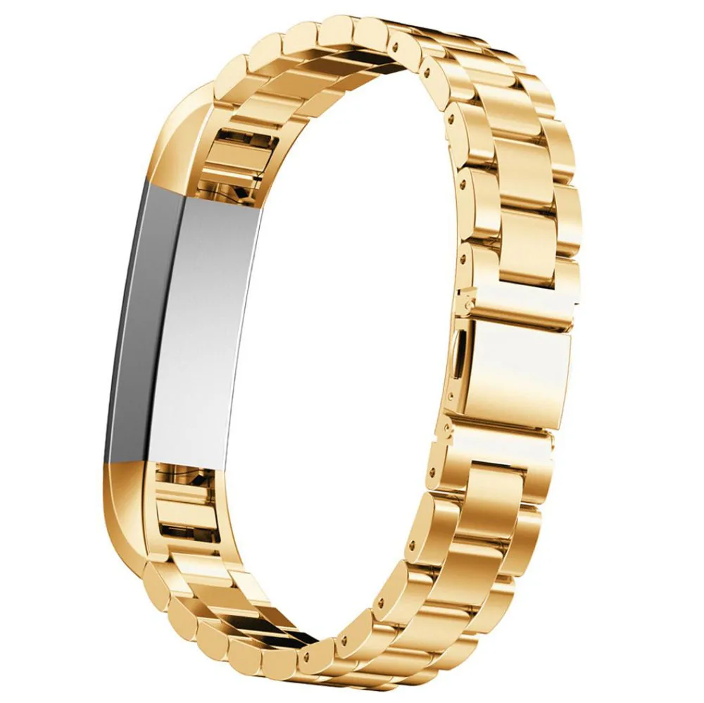 Высококачественный ремешок для часов из нержавеющей стали с тремя звеньями и